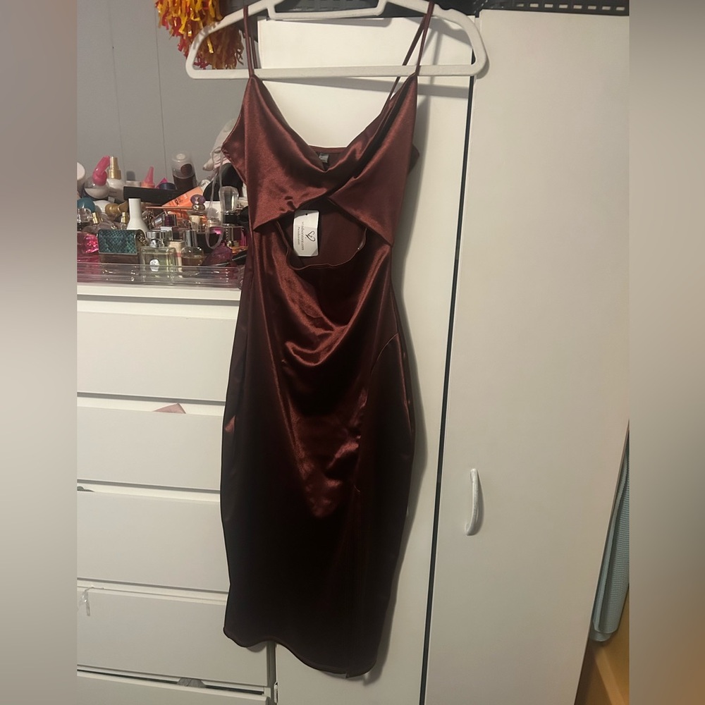 Windsor Midi Satin Dress
